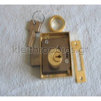 Κλειδαριά κουτιαστή επίπλων με κλειδί ασφαλείας Κλειδαριές επίπλων - ντουλαπιών