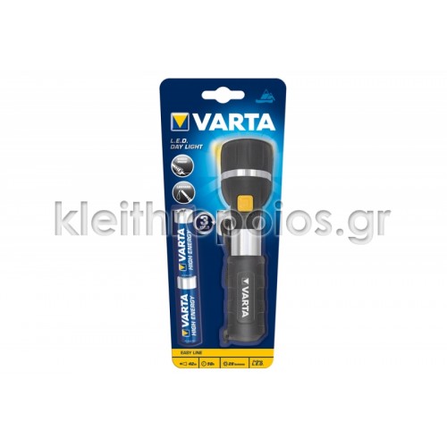 Φακός Varta led αλουμινίου + 2 μπαταρίες Φακοί - Φορτιστές